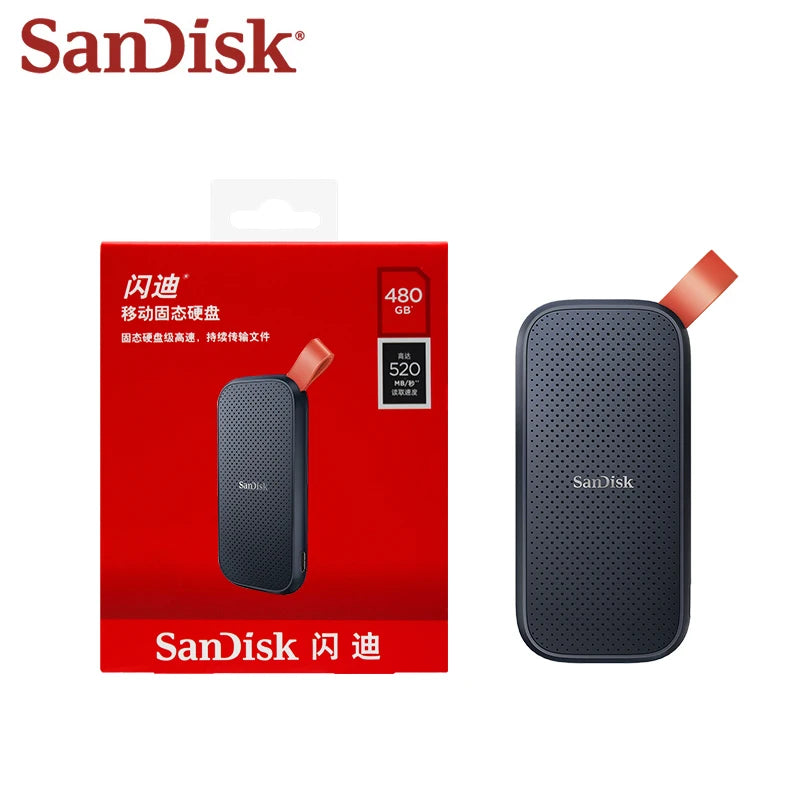 SanDisk E30 1TB/2TB Portable External SSD – Up to 800MB/s Portable External SSD PRIMED