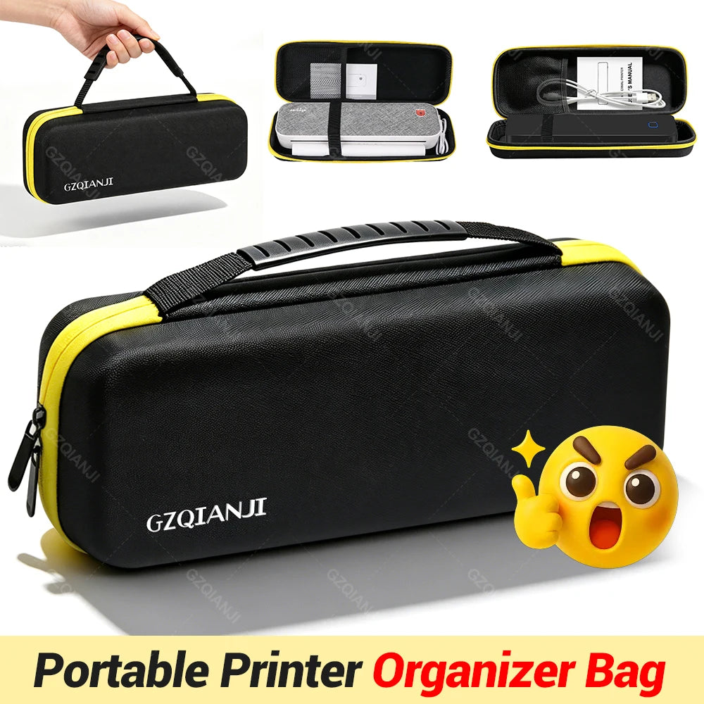 EVA Carrying Case for Peripage A40 Mini Bluetooth Printer Printer Carrying Case PRIMED