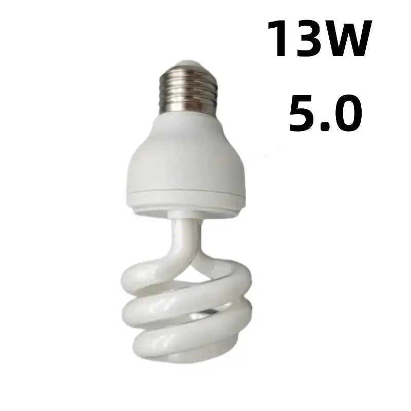 UVB Reptile Lamp 13W/26W 5.0 & 10.0 – Terrarium Basking Light Reptile UVB Lamp PRIMED B 13W 5