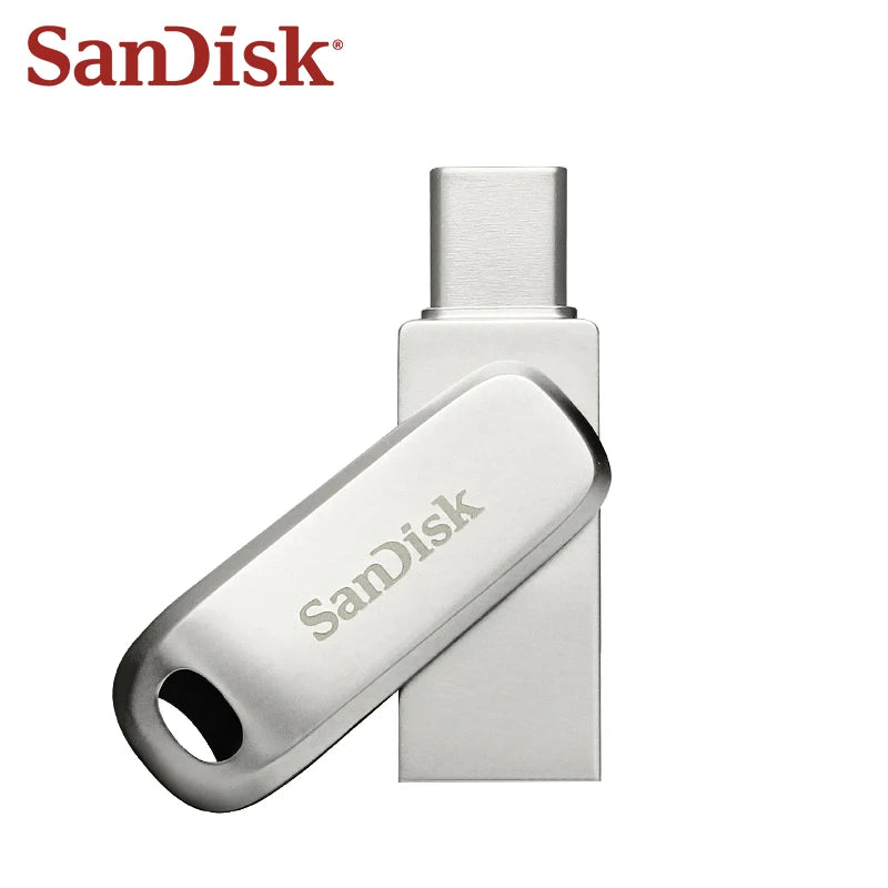 SanDisk Ultra Luxe USB-C 3.2 Dual Flash Drive 32GB–512GB USB Flash Drive PRIMED