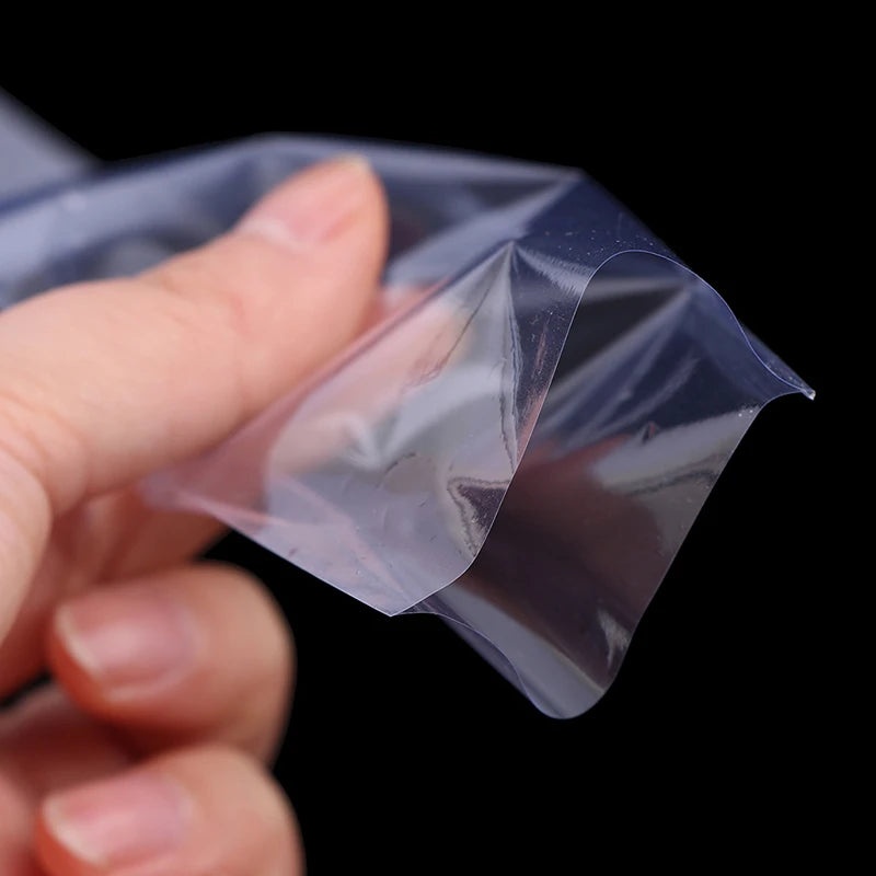 100-Pack Transparent Shrink Film Remote Control Covers PVC Remote Control Cover PRIMED