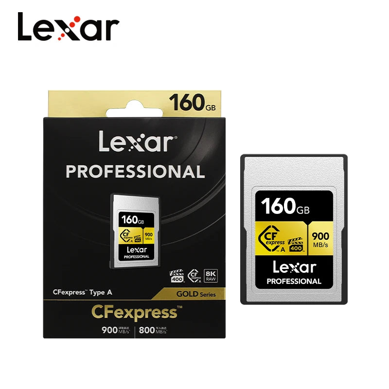 Lexar CFexpress Type A Gold VPG400 – 80GB & 160GB for Sony CFexpress Memory Card PRIMED