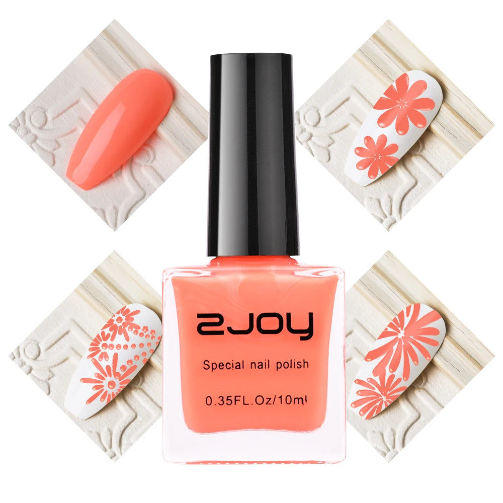 UV LED Stamping Gel Nail Polish 10ml | Vivid Nail Art Lacquer