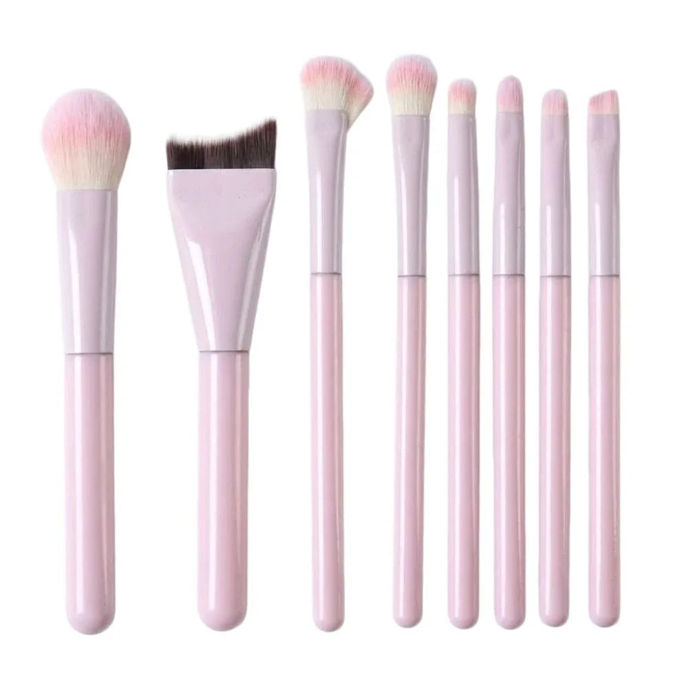 Synthetic Makeup Brush Set with Bag – Eyeshadow & Contour
