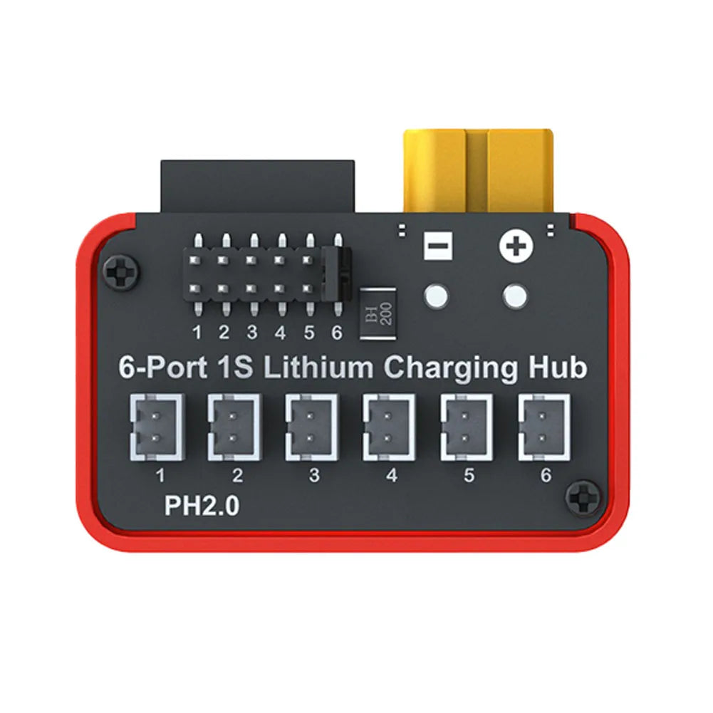 HpLive B6neo 6-Port 1S LiPo Charging Hub PH2.0/BT2.0 Battery Charging Hub PRIMED PH2.0 China Mainland