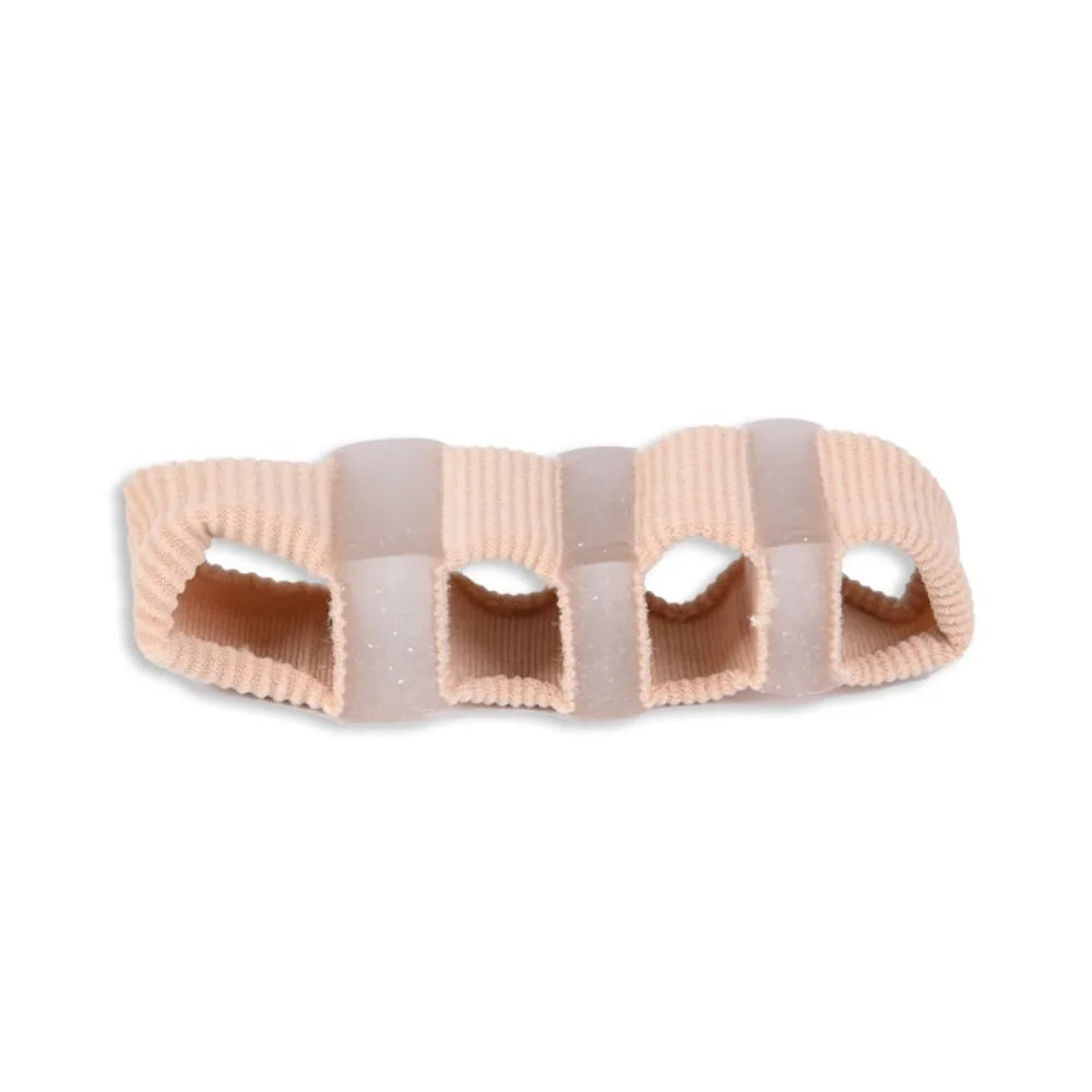Silicone Toe Separator Spacer – 3, 4 & 5 Hole Toe Corrector Toe Separator PRIMED 4 holes