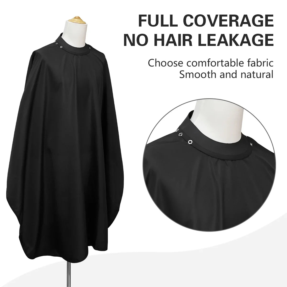 Waterproof Silicone Barber Cape Anti-Static Hairdresser Shawl