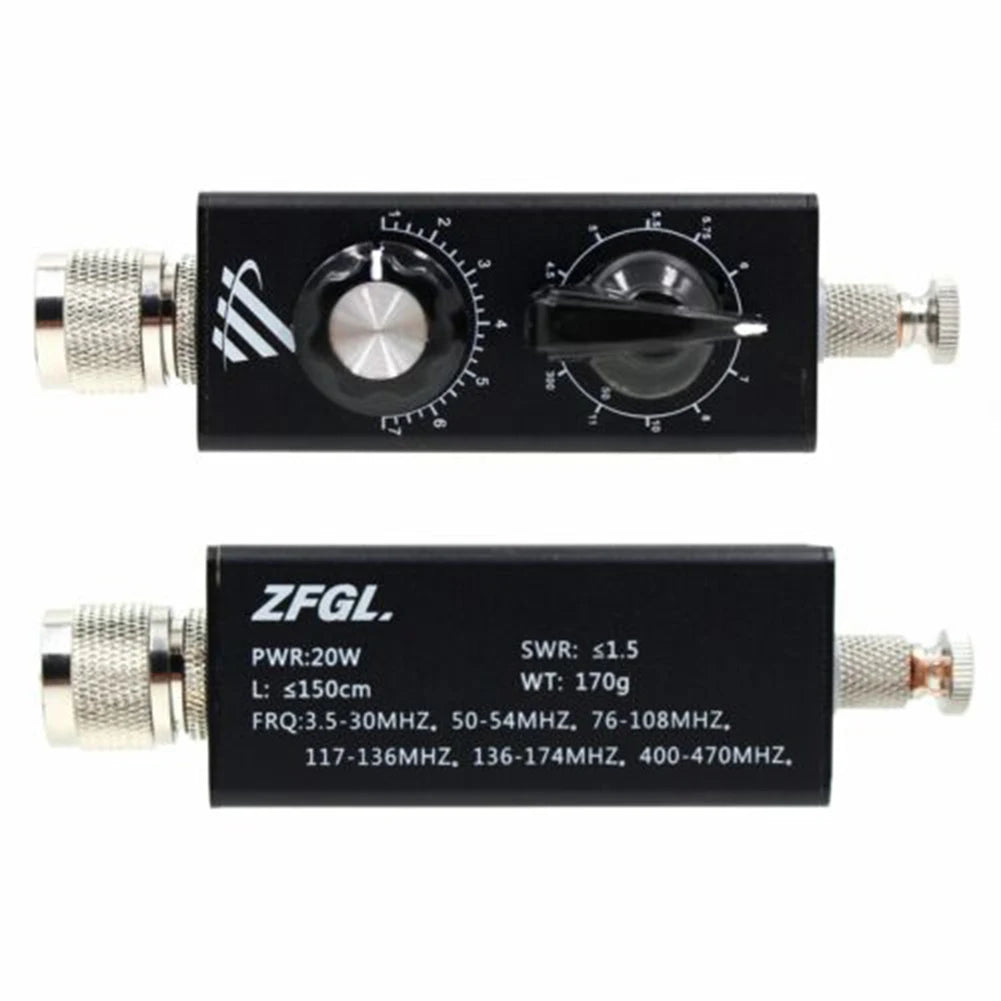 Mini-ANT 20W QRP Shortwave Antenna 5MHz–55MHz Full Band Tuner