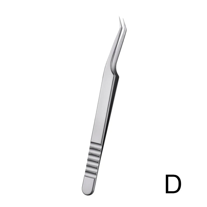Stainless Steel Eyelash Extension Tweezers | Volume Lash Tool