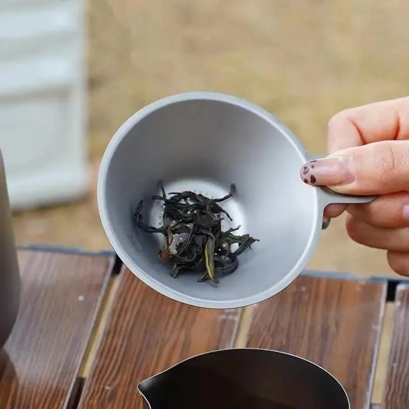 Titanium Tea Strainer 11cm – Fine Mesh Loose Leaf Infuser