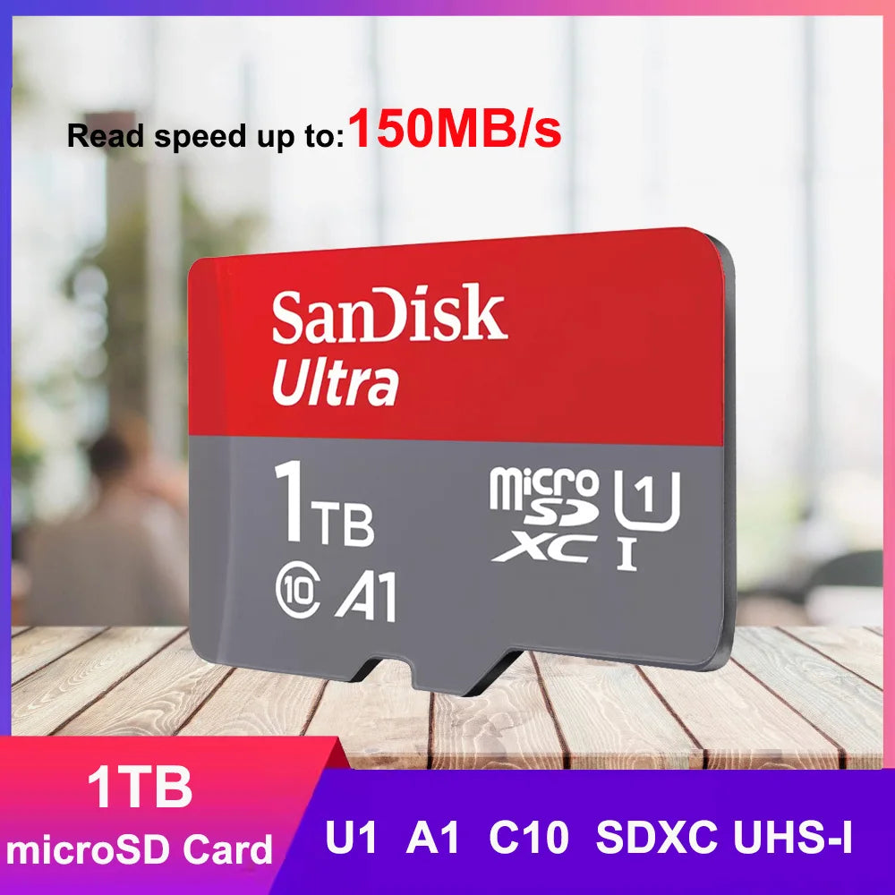 SanDisk Extreme MicroSD Card 32GB–1TB U3 V30 A2 4K UHD MicroSD Memory Card PRIMED Ultra 1TB