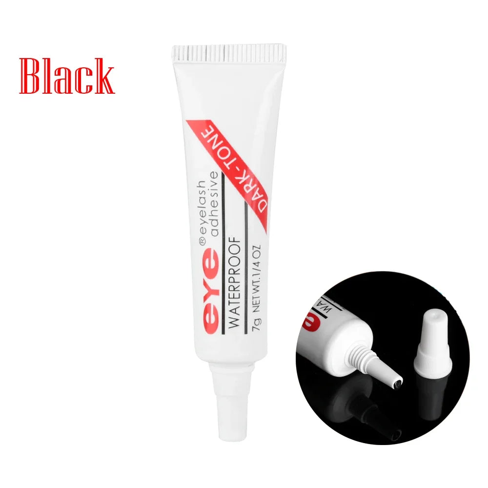 Blana Waterproof False Eyelash Glue – Clear or Black False Eyelash Adhesive PRIMED Black-Lash Glue
