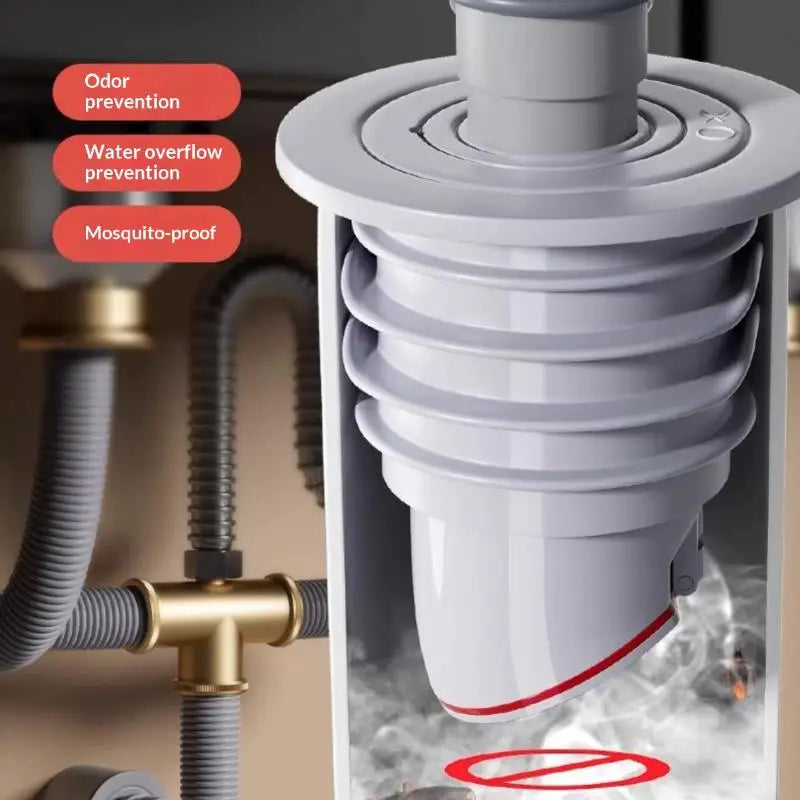 Silicone Floor Drain Seal Ring – Anti-Odor Sewer Pipe Plug