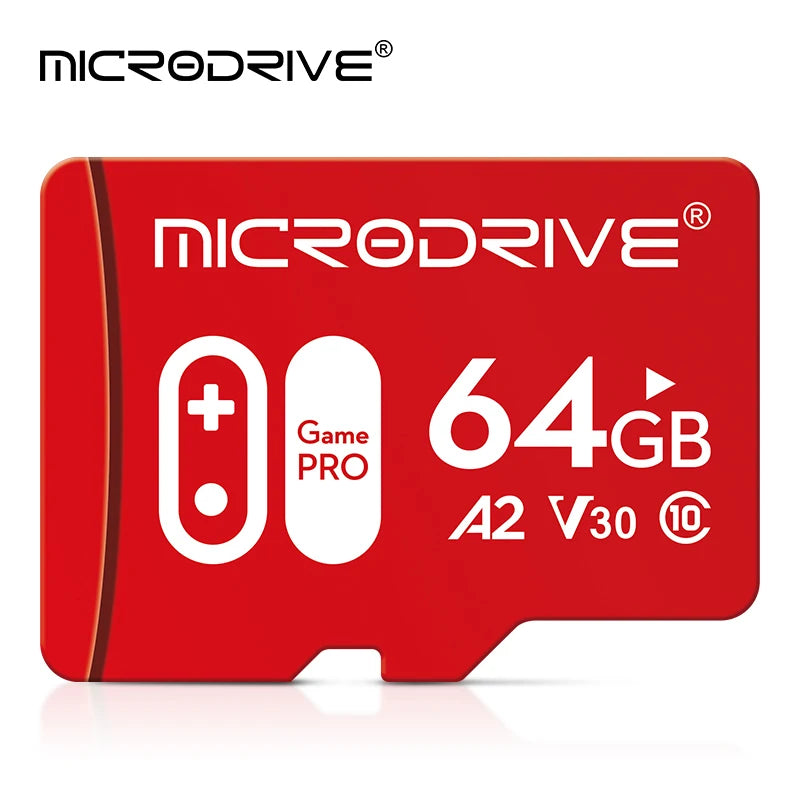 MicroDrive Micro SD Card Class 10 U3 V30 A2 – 16GB to 256GB Flash Memory Card PRIMED 64GB 2