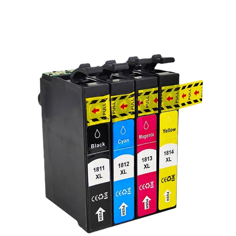 T1811 Compatible Ink Cartridges for Epson XP-225 XP-322 XP-425 Ink Cartridge Set PRIMED
