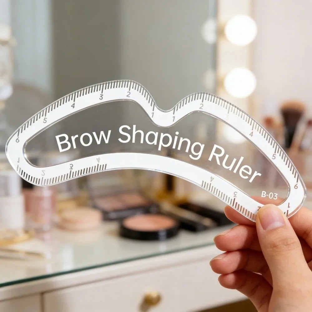 Eyebrow Mapping Ruler – Microblading Brow Shaping Stencil Eyebrow Mapping Ruler PRIMED