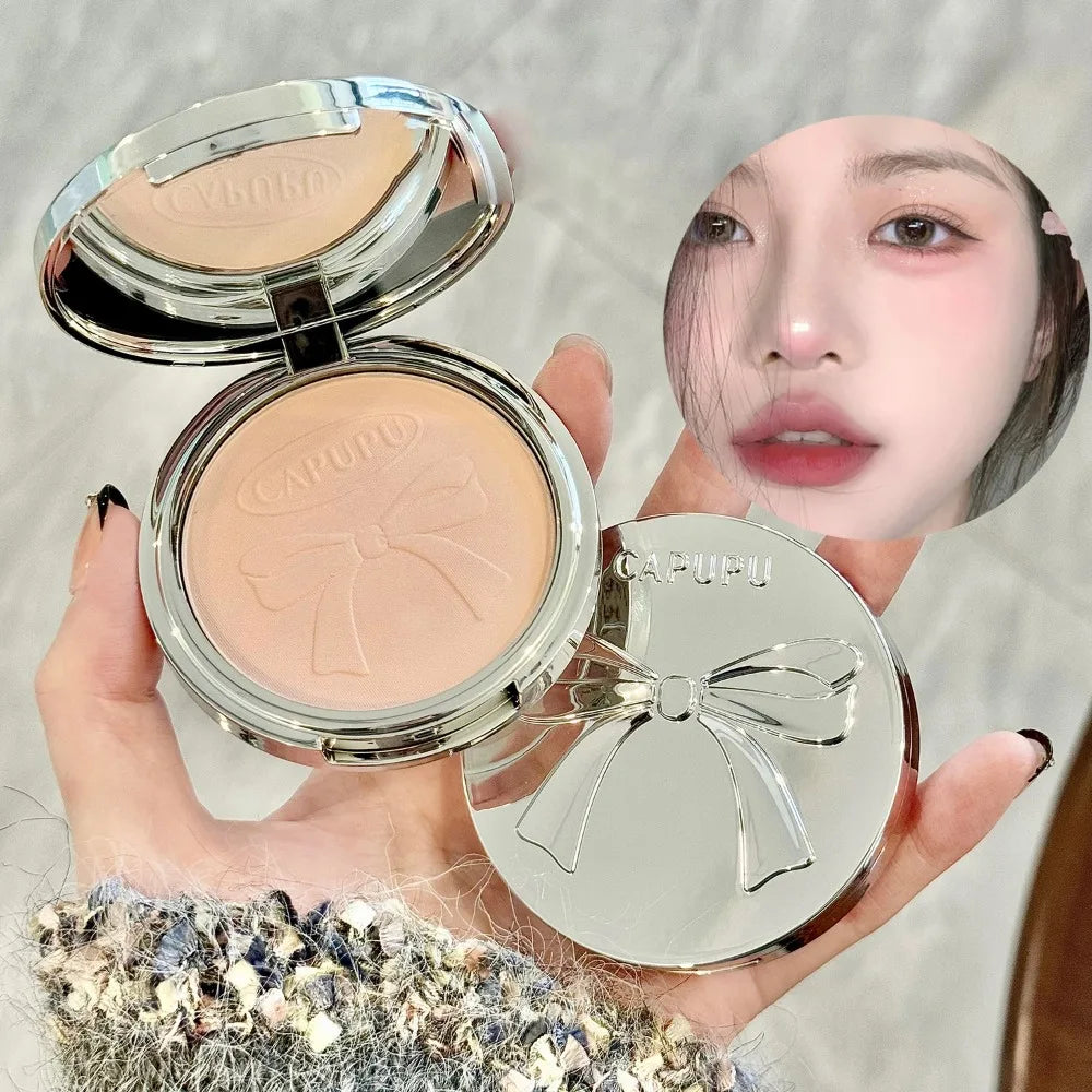 Bowknot Pressed Setting Powder – Matte Oil Control & Concealer Pressed Setting Powder PRIMED