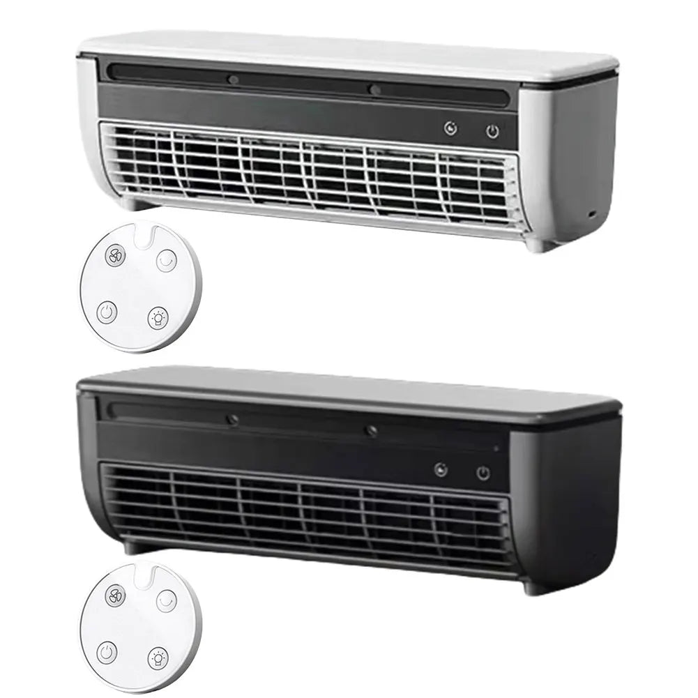 Wall-Mounted Rechargeable Fan 3 Speeds 6000mAh Battery Rechargeable Cooling Fan PRIMED