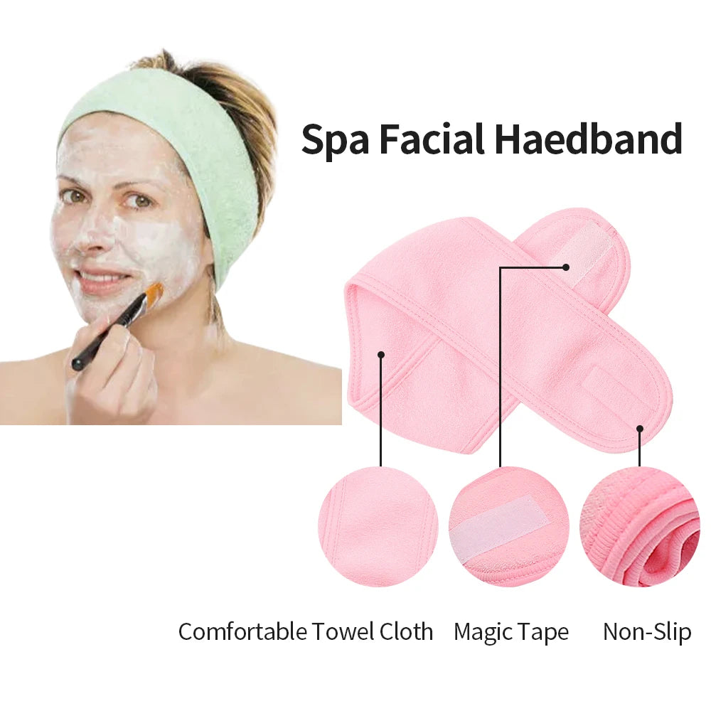 Adjustable Spa Headband – Lash Extension & Facial Accessory Spa Headband PRIMED