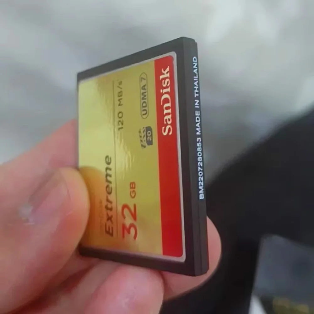 SanDisk Extreme CF Card 32GB 64GB 128GB 800X – DSLR Memory CompactFlash Memory Card PRIMED