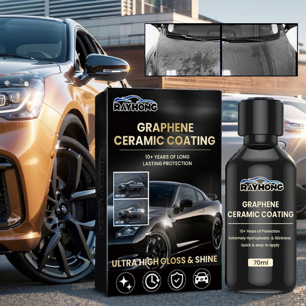 70ml Graphene Ceramic Coating – Hydrophobic Car Paint Protection Ceramic Car Coating PRIMED