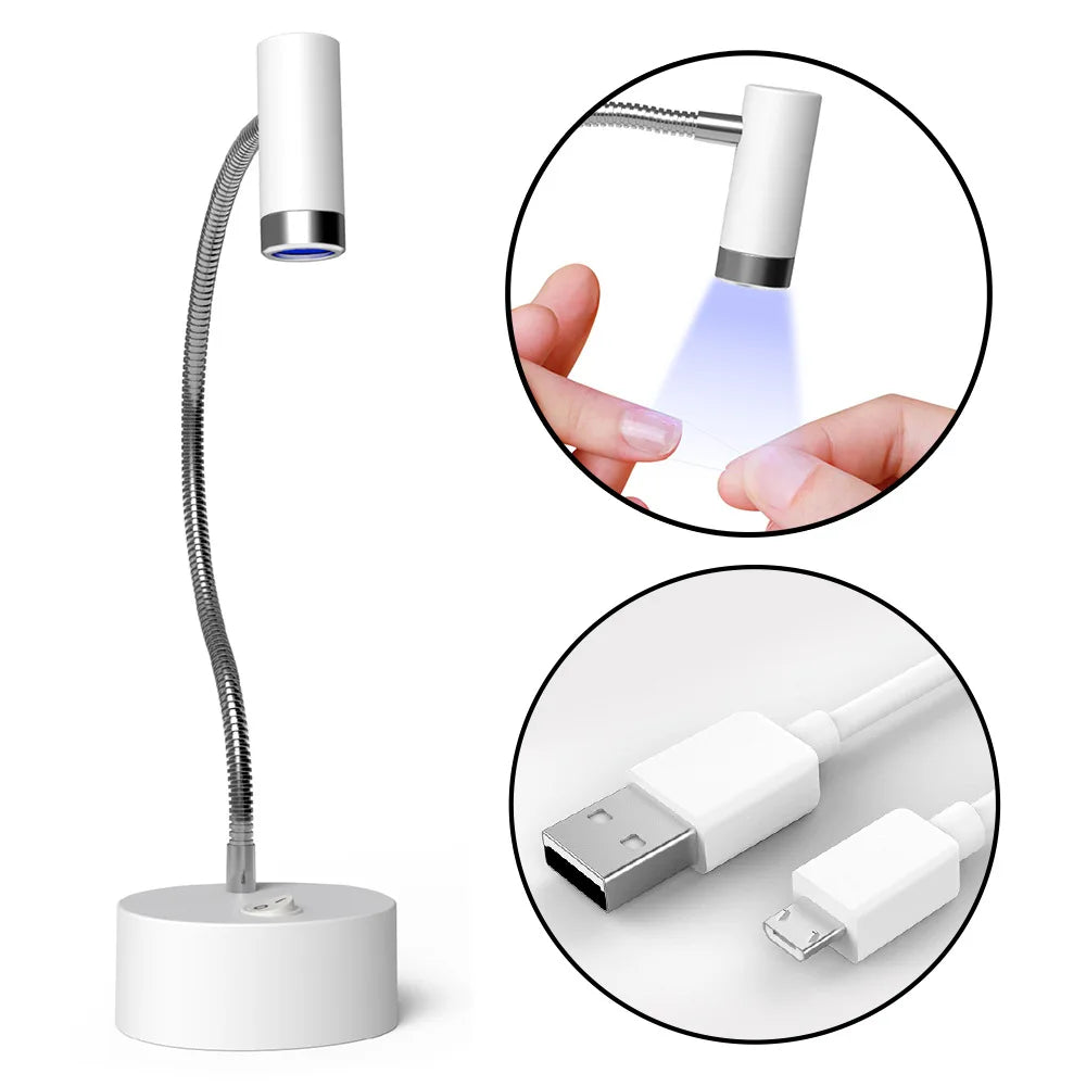 Rechargeable UV LED Nail Lamp – Touch Sensor Gel Polish Dryer