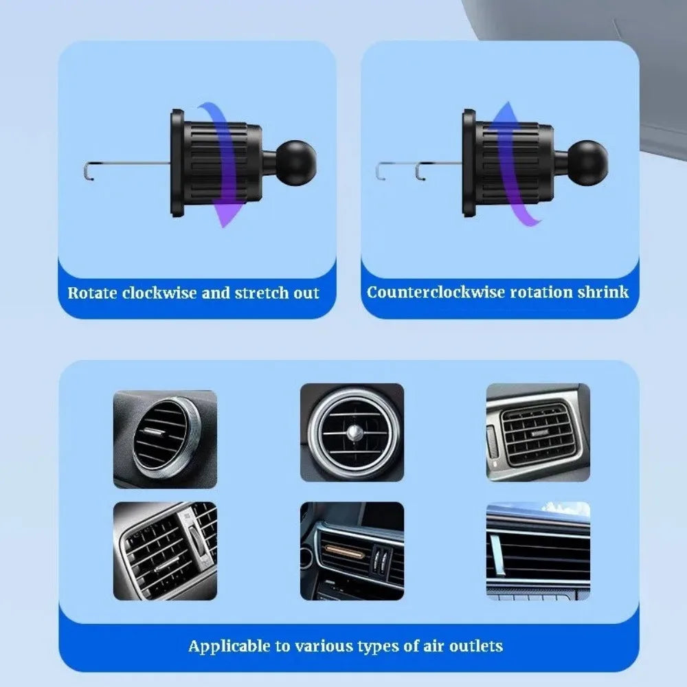 Universal Gravity Car Phone Holder – Air Vent Mount Bracket Car Phone Mount PRIMED