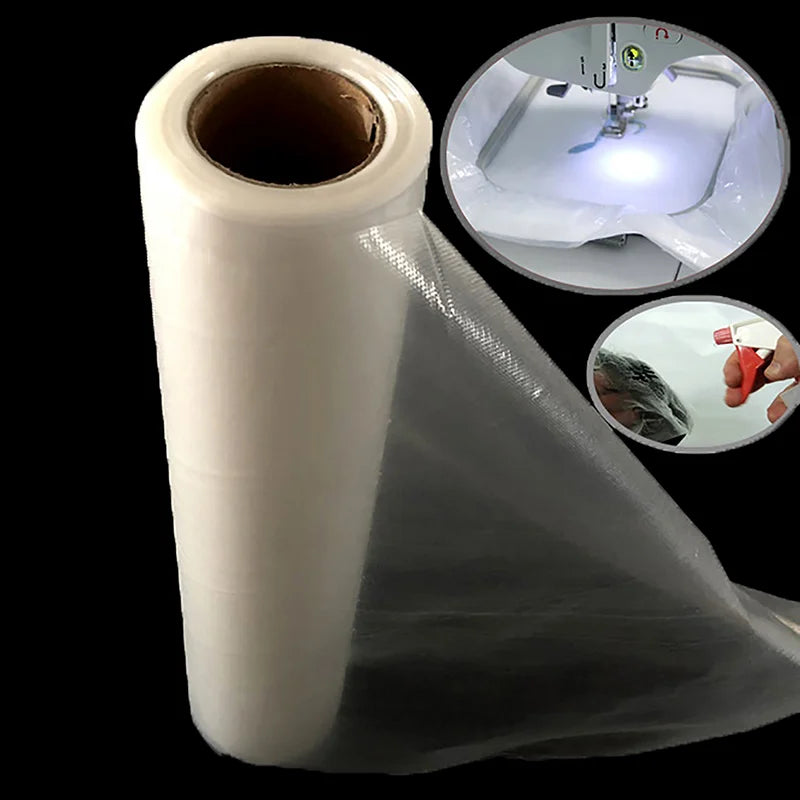 PVA Water Soluble Embroidery Stabilizer Topping Film 11.8in x 10Yd