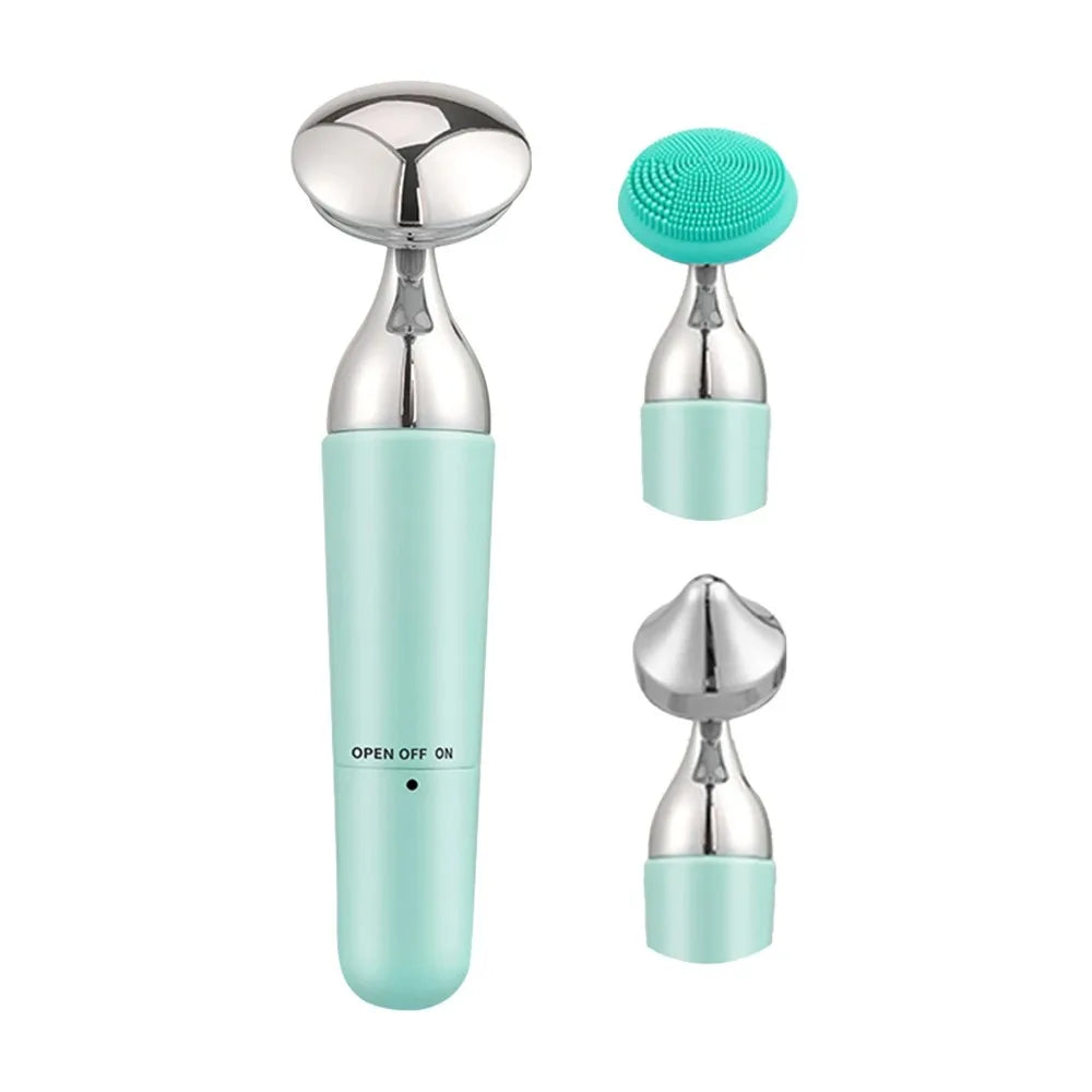 USB Rechargeable Electric Facial Cleanser & Vibration Beauty Tool