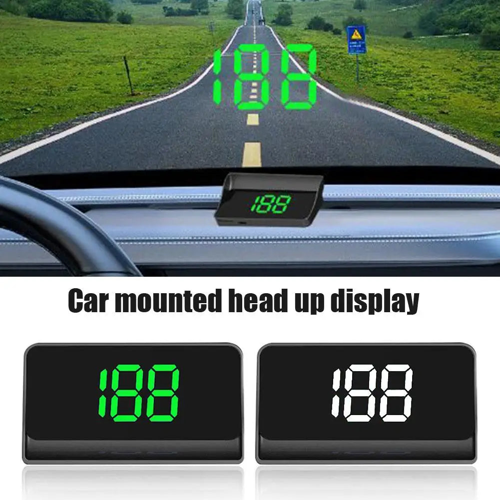 V9 GPS Car Head-Up Display | Digital HUD Speedometer KMH