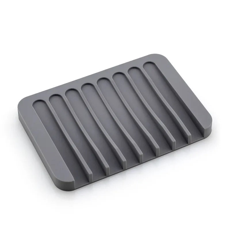 Silicone Sponge & Soap Holder – Self-Draining Waterfall Dish