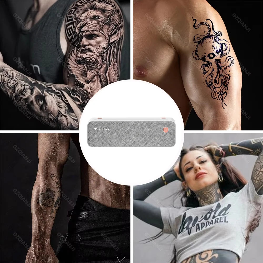 Peripage A40 A4 Bluetooth Thermal & Tattoo Transfer Printer Thermal Printer PRIMED