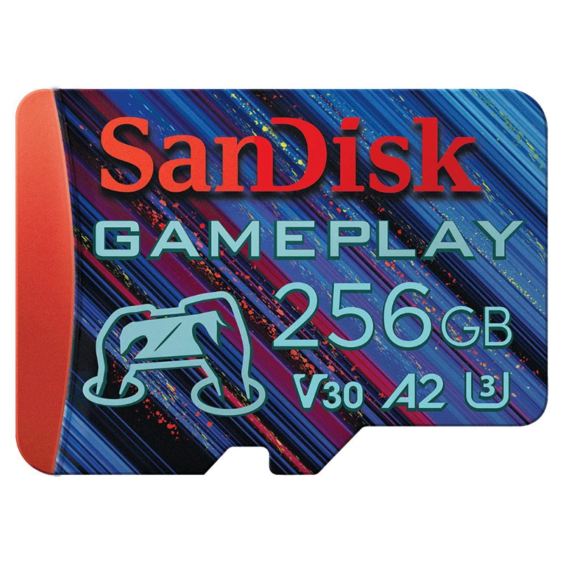 SanDisk Gameplay microSD Card 128GB–512GB | U3 V30 A2 Gaming Gaming Memory Card PRIMED 256GB