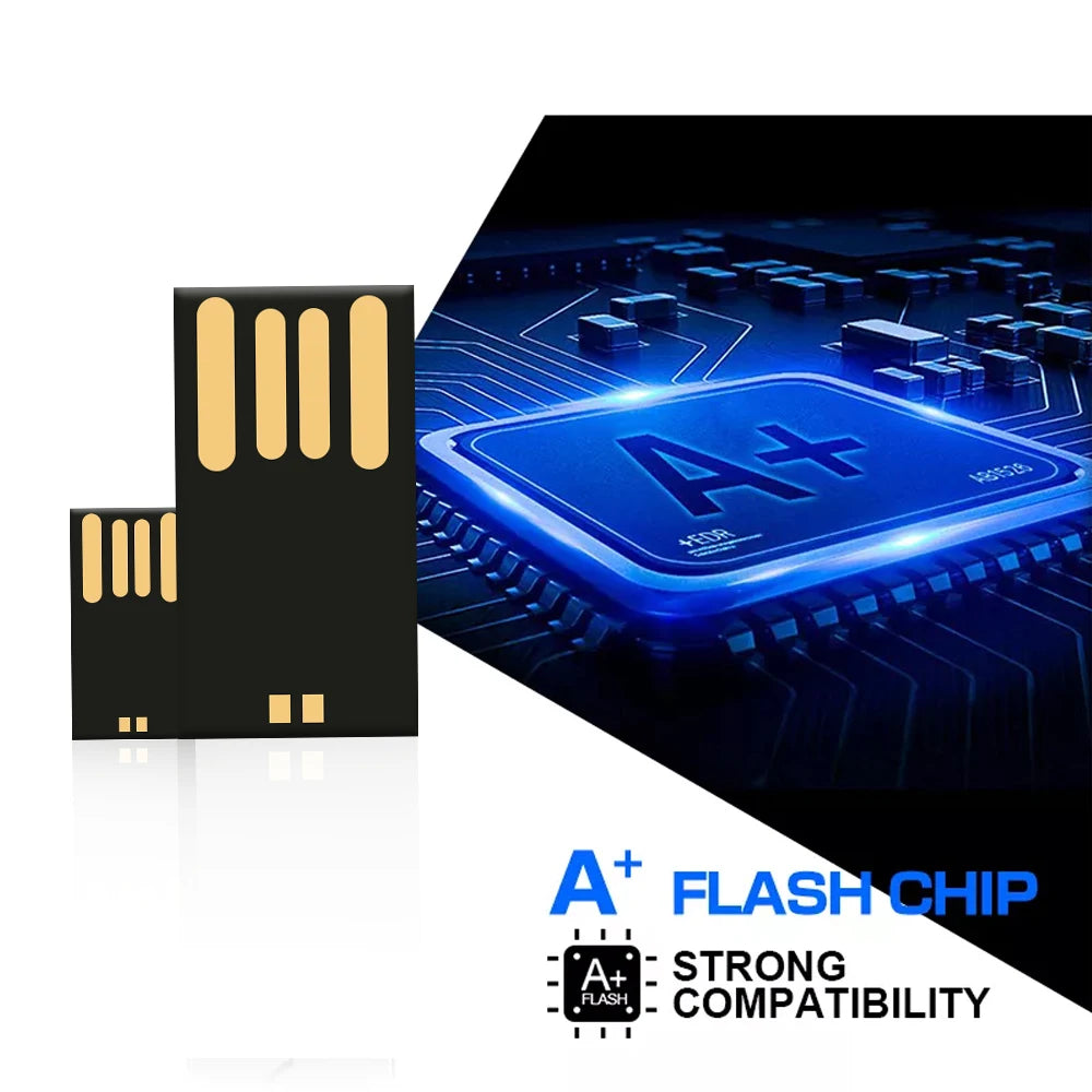 KAWEIDA Bulk USB 2.0 Flash Drive Chips 1GB–128GB | 10–100 Pcs