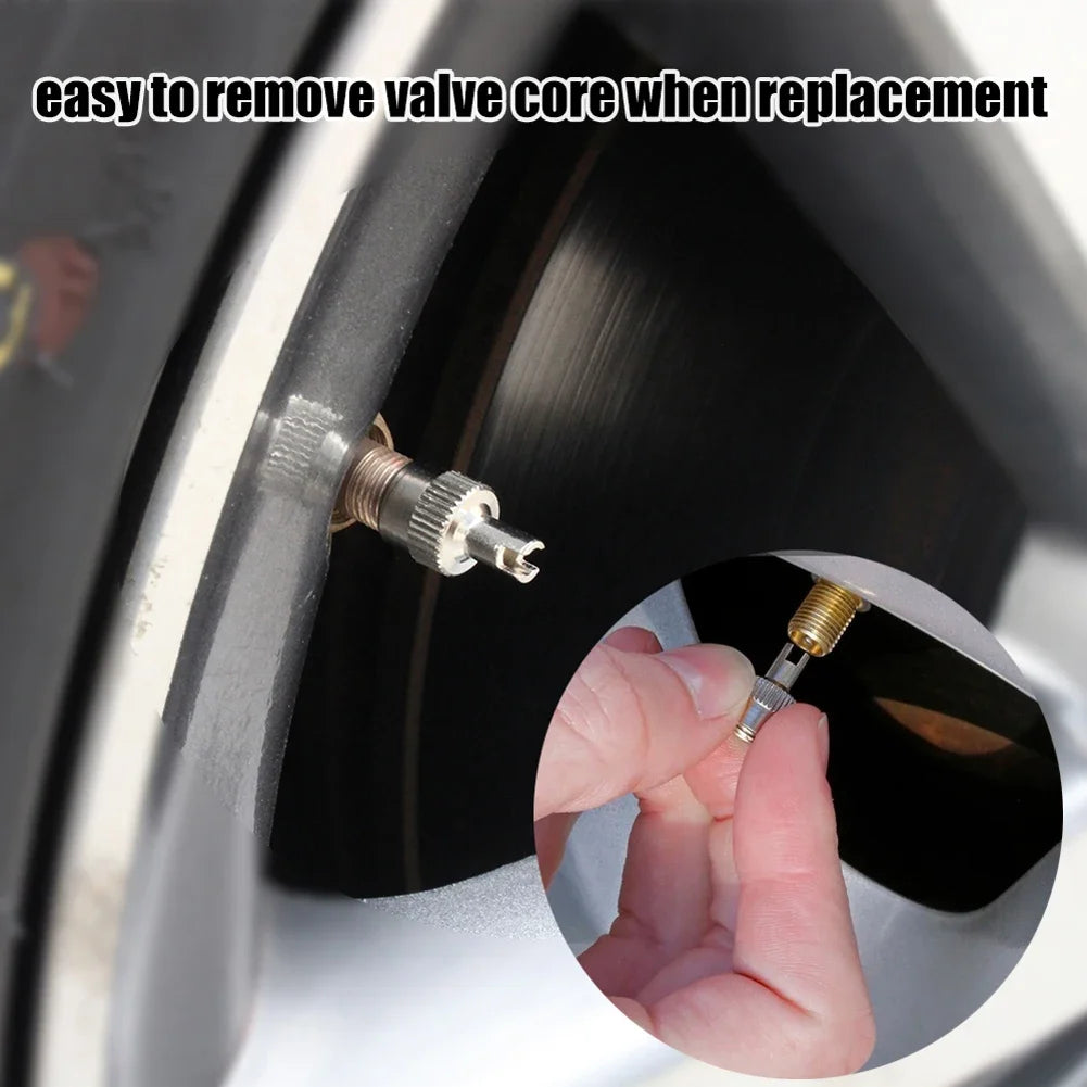 8-Pack Copper Valve Stem Caps with Core Remover – Schrader Valve Stem Caps PRIMED