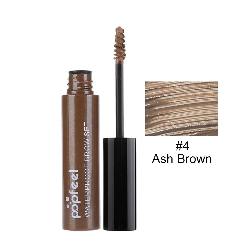 Waterproof 3D Fiber Brow Gel – 24Hr Smudge-Proof Eyebrow Enhancer Eyebrow Gel PRIMED popfeel-E14-4