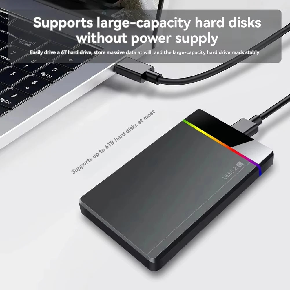 2.5" USB 3.2 SATA Hard Drive Enclosure – SSD & HDD 6TB Hard Drive Enclosure PRIMED