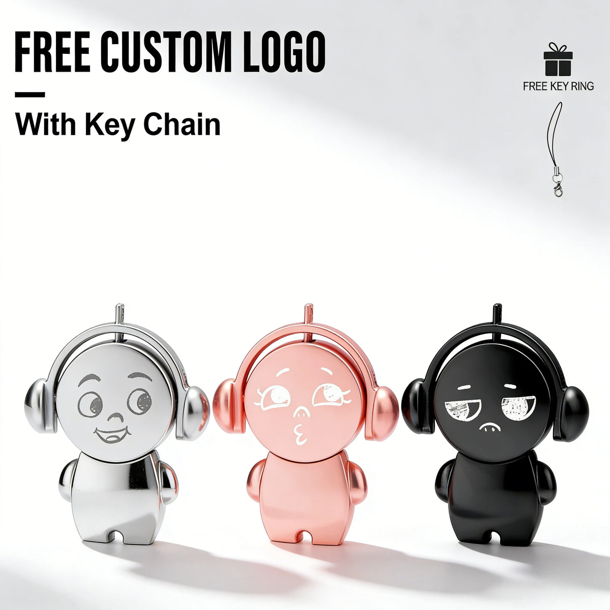 Cute Music Doll USB Flash Drive 4GB–128GB | Free Custom Logo USB Flash Drive PRIMED