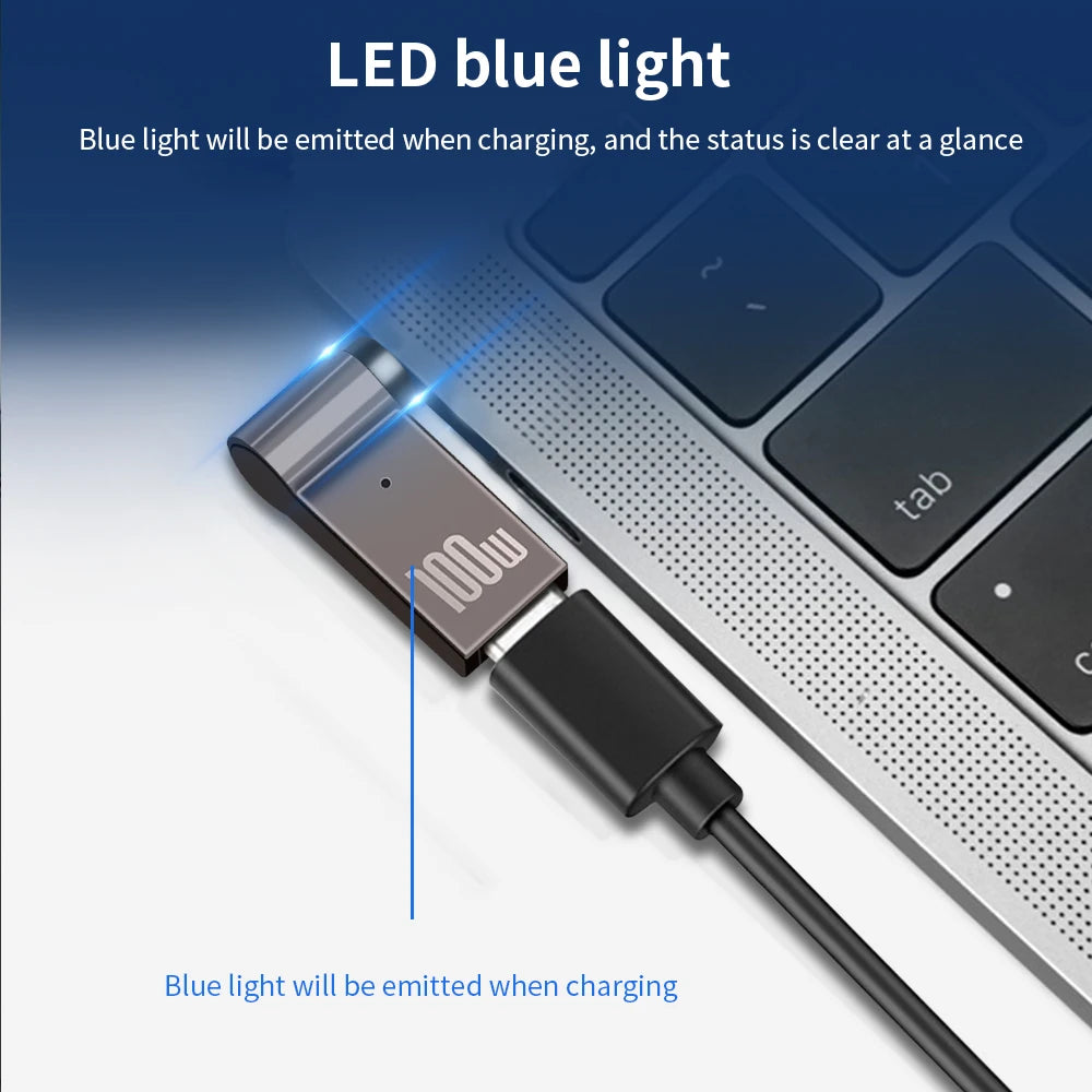 TISHRIC 100W USB-C to DC Laptop Power Adapter | Lenovo HP Dell