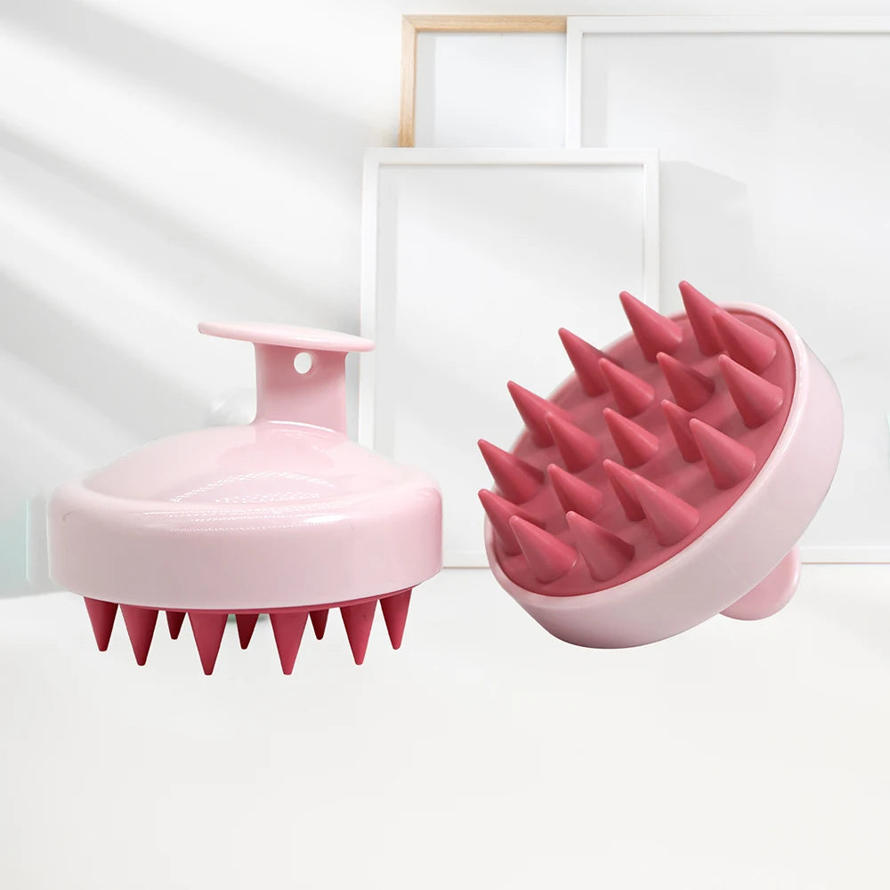 Silicone Scalp Massage Shampoo Brush – Hair & Body Scrubber Scalp Massage Brush PRIMED