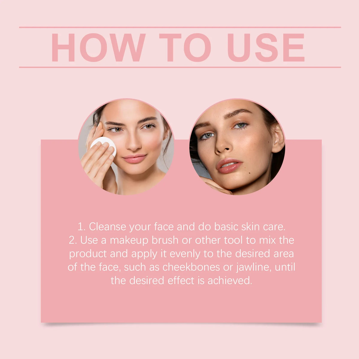 Baked Bronzer & Marble Highlighter Palette – Matte Setting Powder Bronzer Highlighter Palette PRIMED