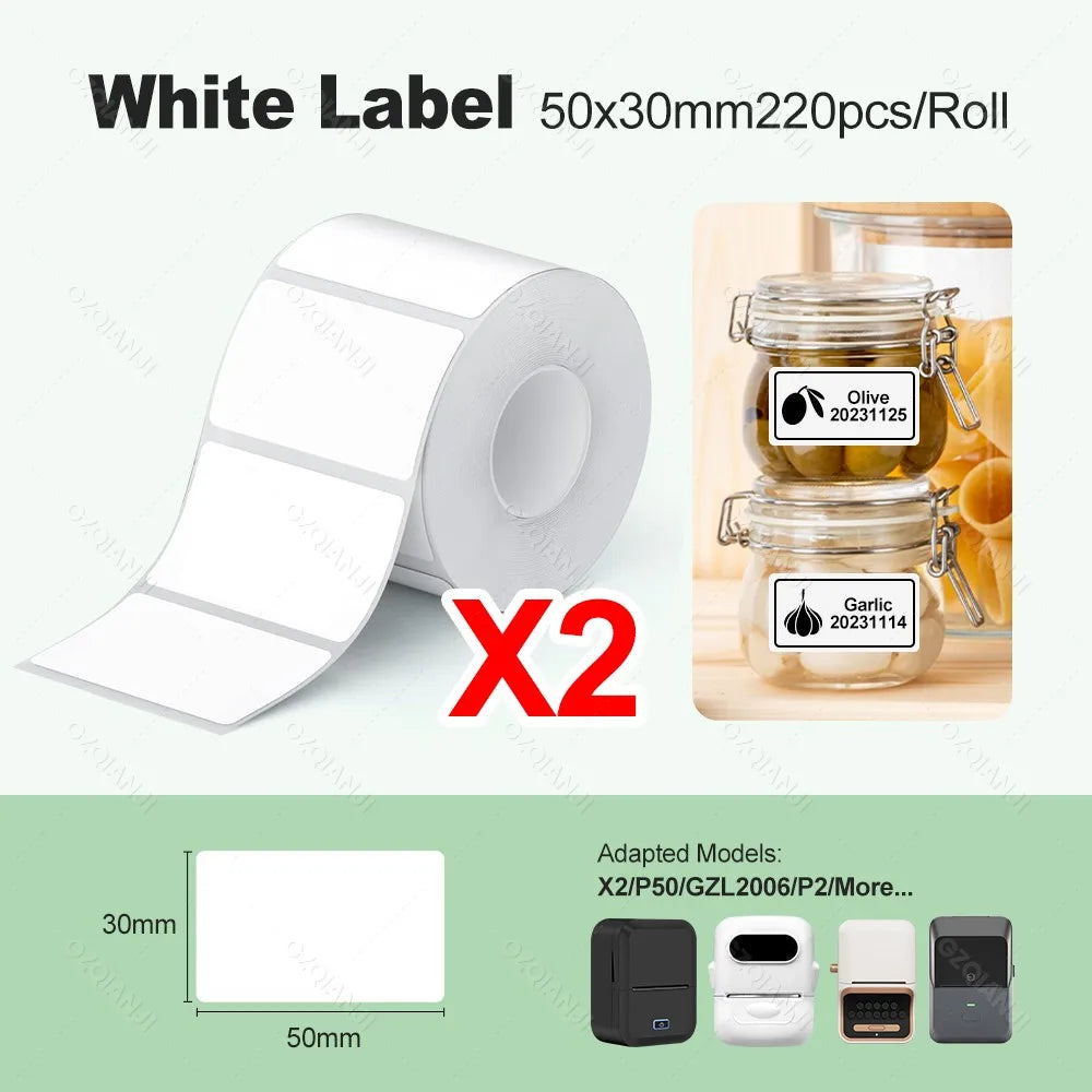 P2 Mini Bluetooth Thermal Label Printer – Inkless Sticker Maker Thermal Label Printer PRIMED Only 2WH 5030