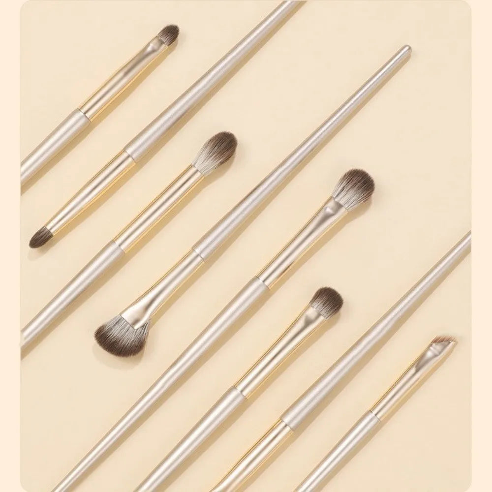 Gold Angled Makeup Brush Set – Contour, Nose & Eye Kit Makeup Brush Set PRIMED