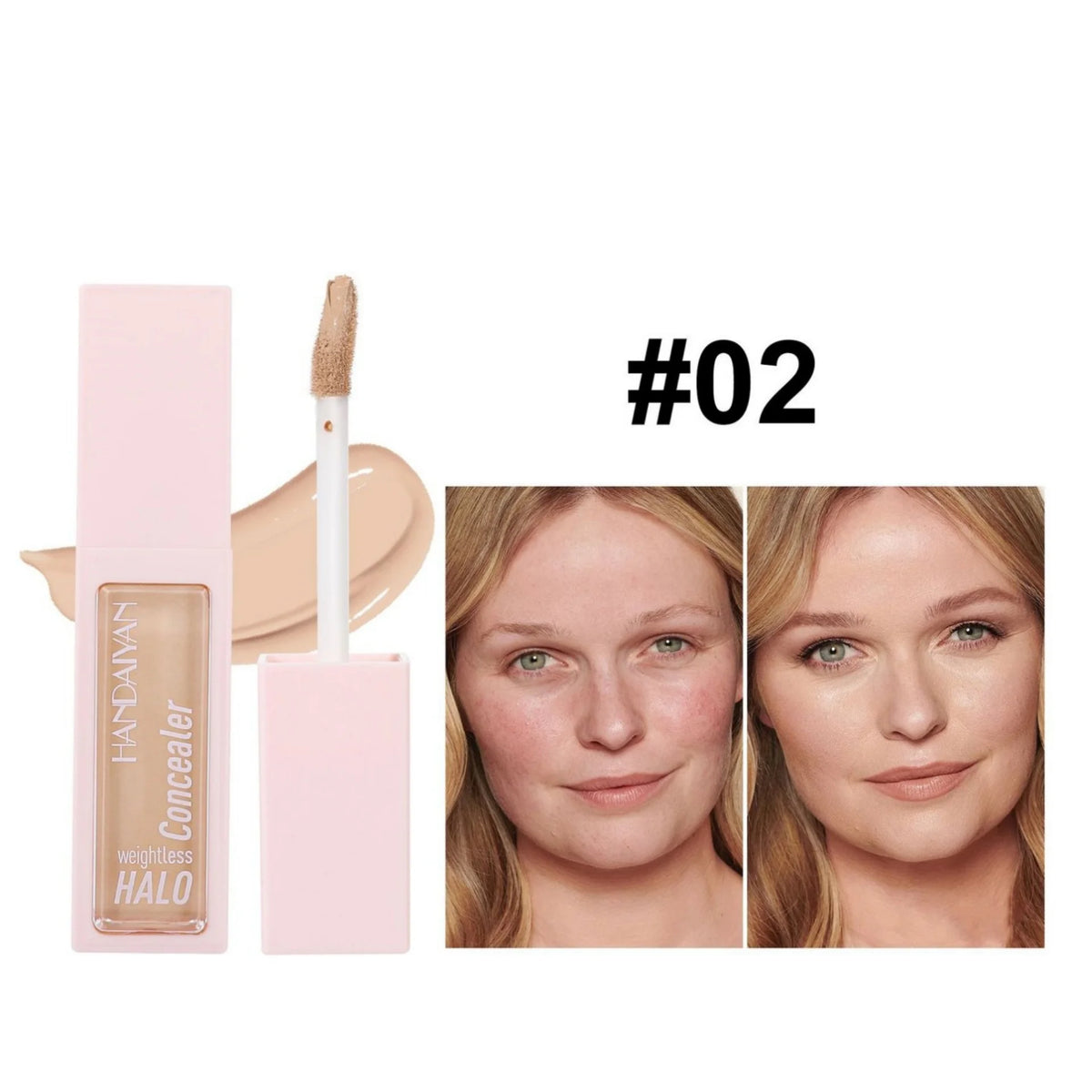 Handaiyan Matte Liquid Concealer – Full Coverage, 8 Shades