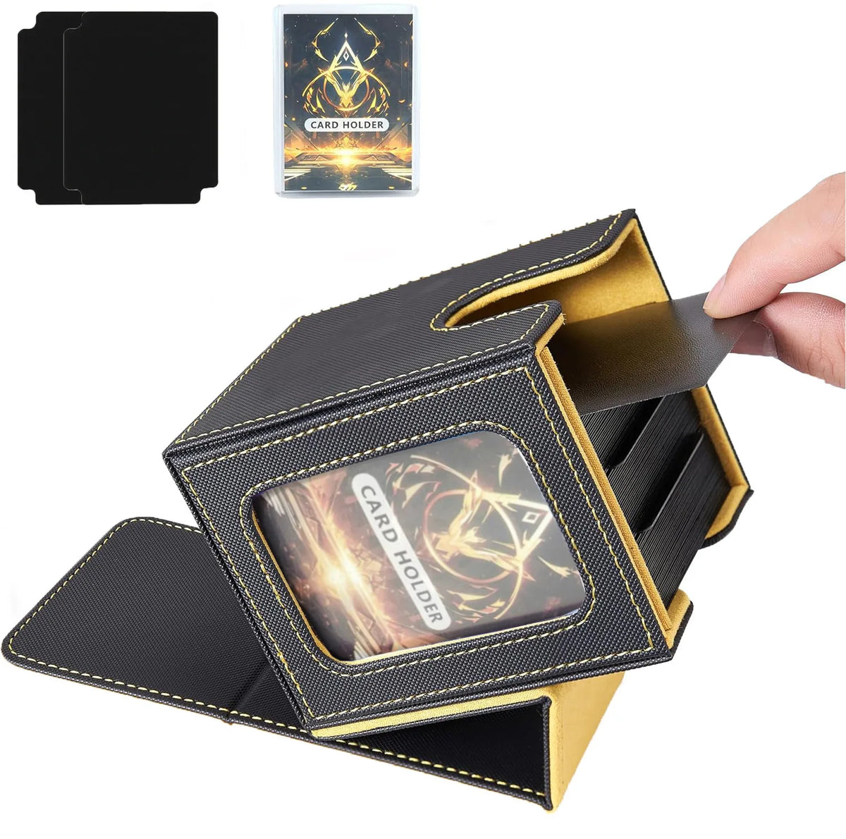 MTG Commander Deck Box – Holds 100+ Double-Sleeved Cards Card Deck Box PRIMED 7