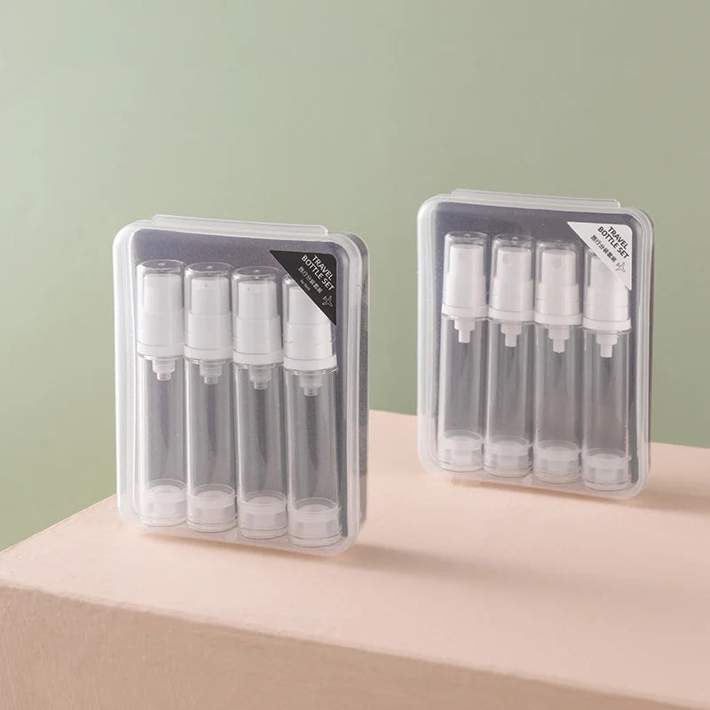 Travel Bottle Set – Portable 10ml Spray & Lotion Bottles