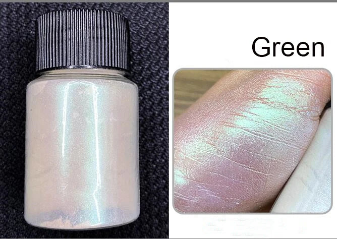Holographic Nail Glitter Powder 10g – Silver & Gold Laser