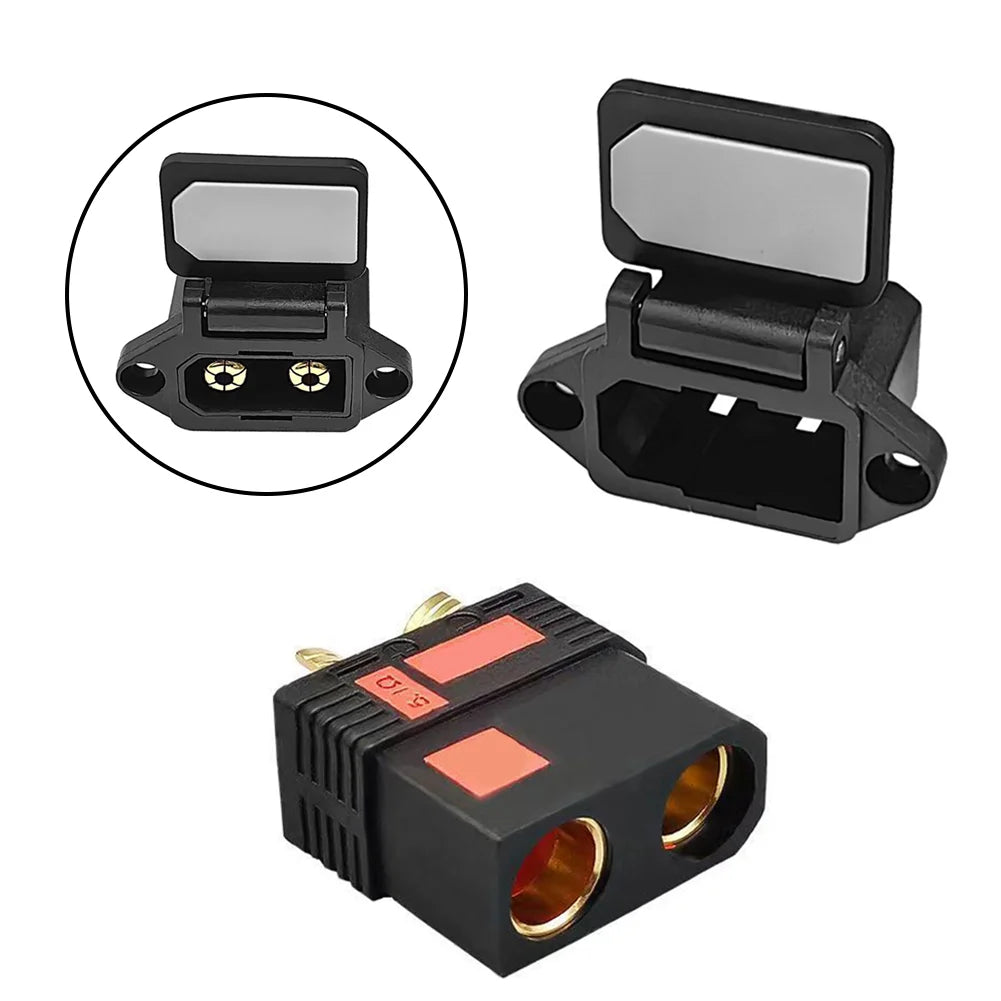 QS8-S Heavy-Duty Spark-Proof Battery Connector | 200A 600V Battery Connector PRIMED QS8-S female set China Mainland