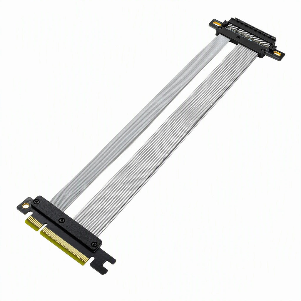 TISHRIC PCIe 5.0 x8 Riser Extension Cable 30CM 32GB/s Shielded PCIe Riser Cable PRIMED PCIE 5.0 X8 China Mainland
