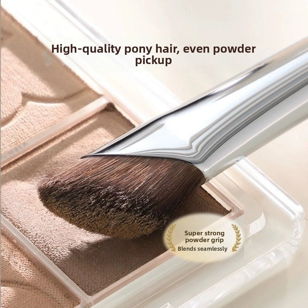 Gold Angled Makeup Brush Set – Contour, Nose & Eye Kit